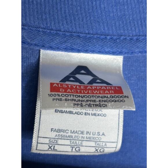 Sesame Street T Shirt Math Is Fun Bert Ernie Size XL Mens Blue Cotton Grunge - Picture 5 of 7